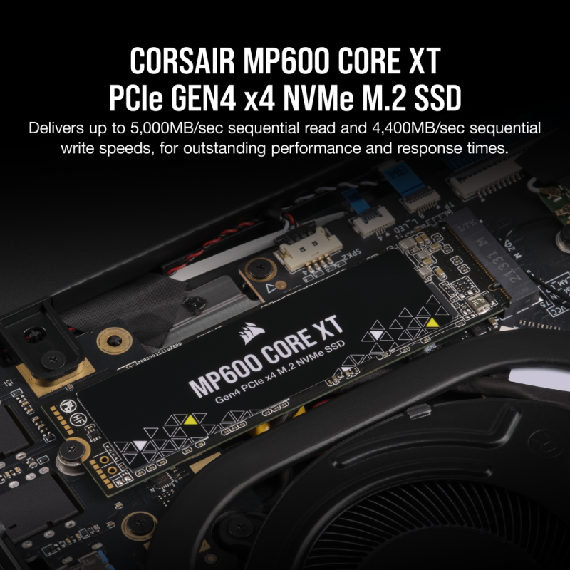 CORSAIR MP600 CORE XT PCIe 4.0 (Gen4) x4 NVMe M.2 SSD ( 1TB / 2TB / 4TB )