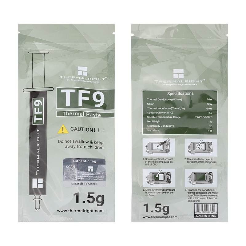 Thermalright TF9 1.5g 散熱膏