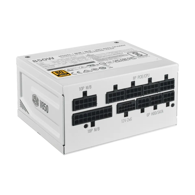 COOLERMASTER V SFX Gold 850 ATX 3.1 - Black / White COOLERMASTER V SFX Gold 850 ATX 3.1 - Black / White