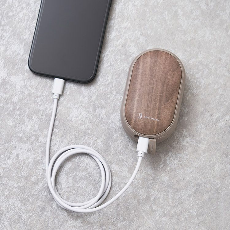 Life on Products LCAEA007 分體式外置行動電源鏡面暖手寶