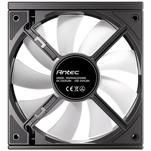 ANTEC Connect 120 ARGB 120 ARGB PWM FAN (正向) ( BLACK / WHITE )