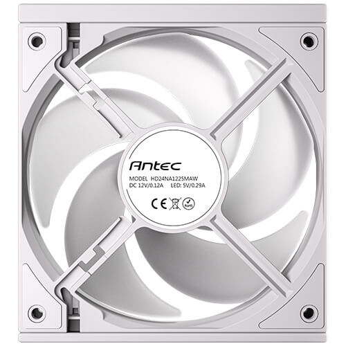 ANTEC Connect 120 ARGB 120 ARGB PWM FAN (反向) ( BLACK / WHITE )