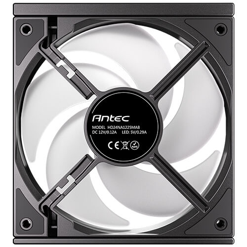 ANTEC Connect 120 ARGB 120 ARGB PWM FAN (反向) ( BLACK / WHITE )