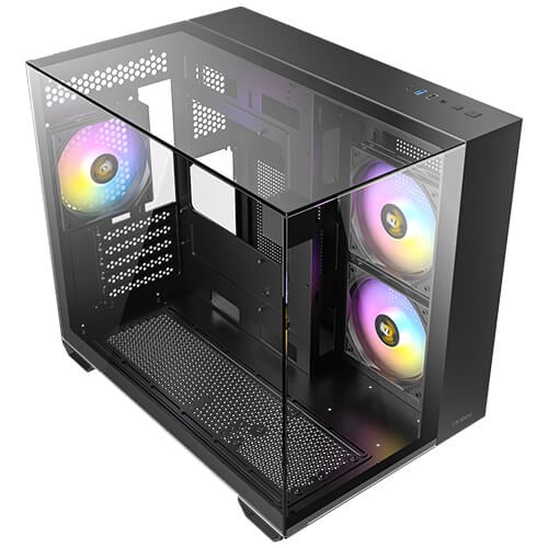 ANTEC CX600M Trio ARGB Mini-Tower Gaming Case ( BLACK / WHITE )