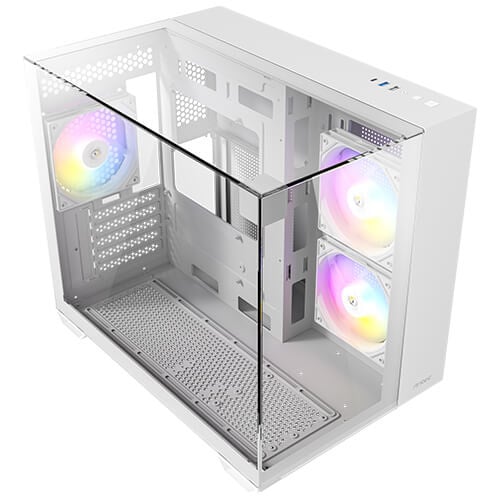 ANTEC CX600M Trio ARGB Mini-Tower Gaming Case ( BLACK / WHITE )