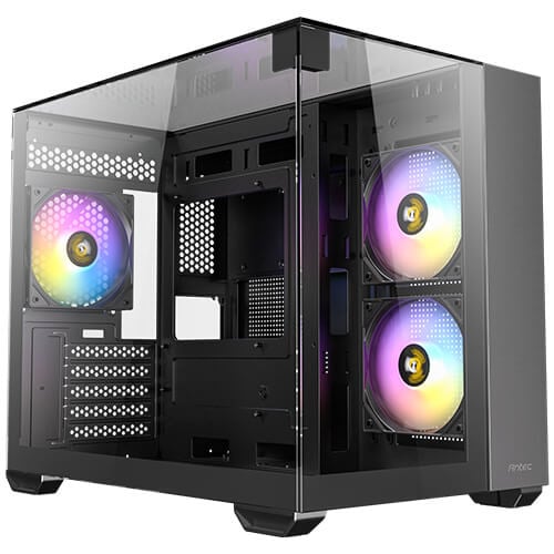 ANTEC CX600M Trio ARGB Mini-Tower Gaming Case ( BLACK / WHITE )