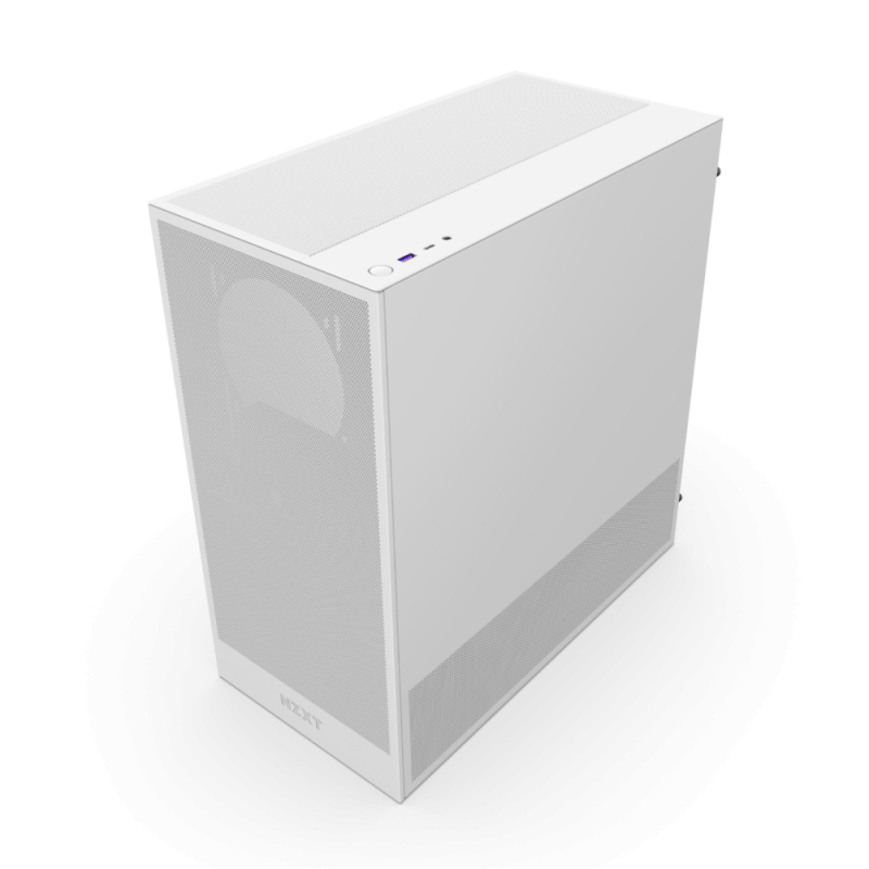 NZXT H5 Flow (2024) Compact Mid-tower Airflow Case ( Black / White )