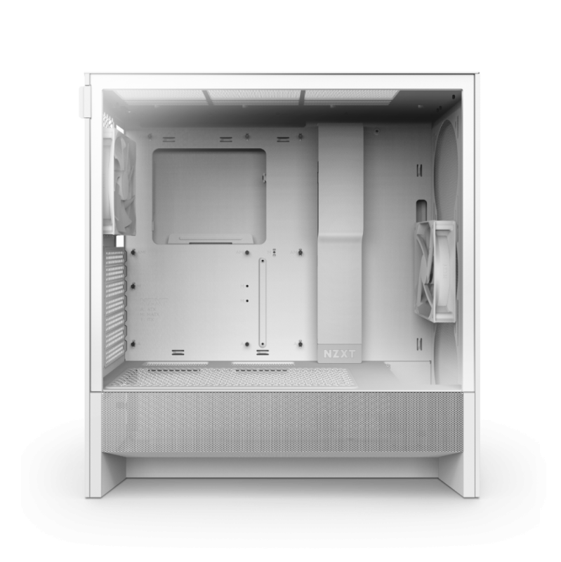 NZXT H5 Flow (2024) Compact Mid-tower Airflow Case ( Black / White )