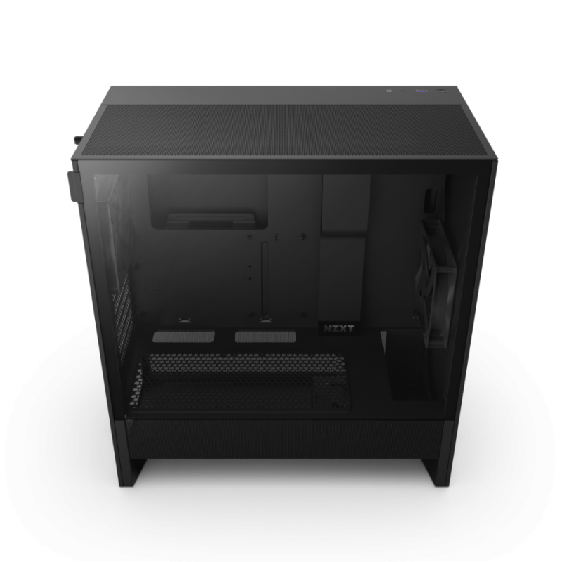 NZXT H5 Flow (2024) Compact Mid-tower Airflow Case ( Black / White )