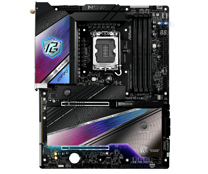 AsRock PHANTOM GAMING Z890 Nova WiFi (LGA1851) $3150 AsRock PHANTOM GAMING Z890 Nova WiFi (LGA1851) $3150