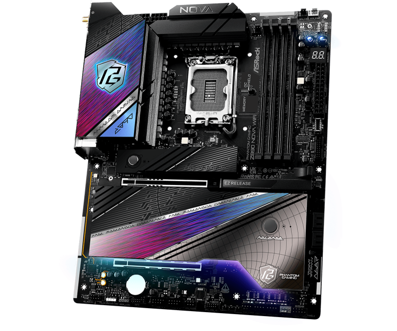 AsRock PHANTOM GAMING Z890 Nova WiFi (LGA1851) $3150 AsRock PHANTOM GAMING Z890 Nova WiFi (LGA1851) $3150
