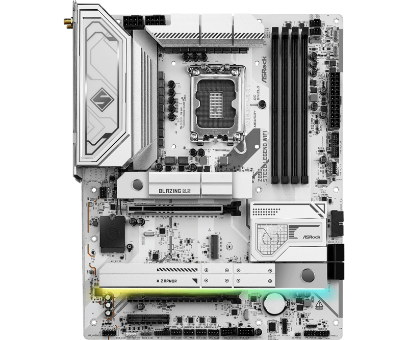 AsRock Z890 Steel Legend WiFi (LGA1851) $2080 AsRock Z890 Steel Legend WiFi (LGA1851) $2080