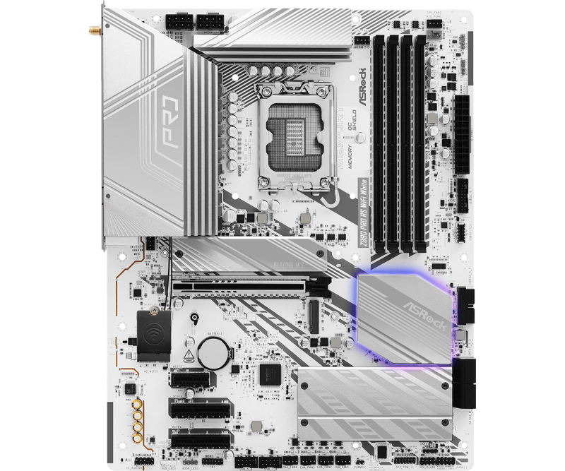 AsRock Z890 Pro RS WiFi White (LGA1851) $1880