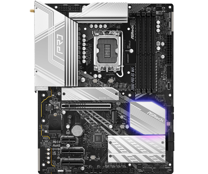 AsRock Z890 Pro RS WiFi (LGA1851) $1850 AsRock Z890 Pro RS WiFi (LGA1851) $1850
