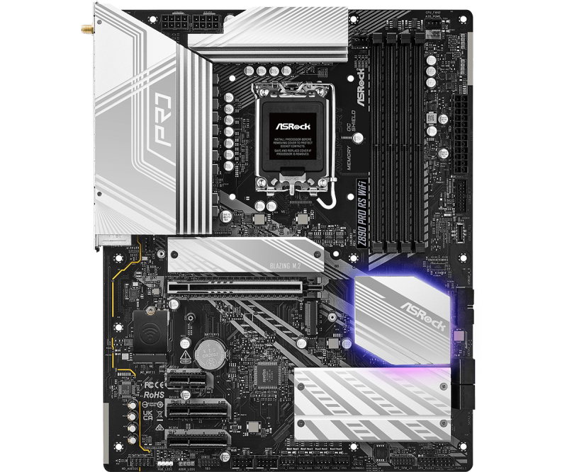 AsRock Z890 Pro RS WiFi (LGA1851) $1850 AsRock Z890 Pro RS WiFi (LGA1851) $1850