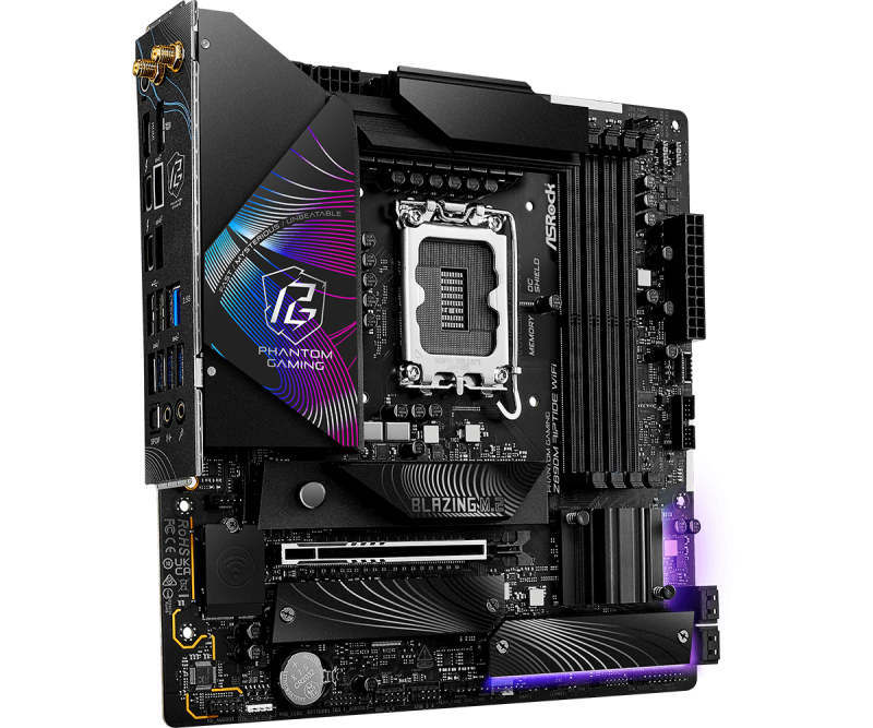 AsRock PHANTOM GAMING Z890M Riptide WiFi (LGA1851) $2250