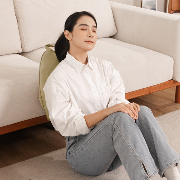 3ZeBra 酪梨枕 溫感按摩腰靠枕（三合一按摩枕）G09-4-1