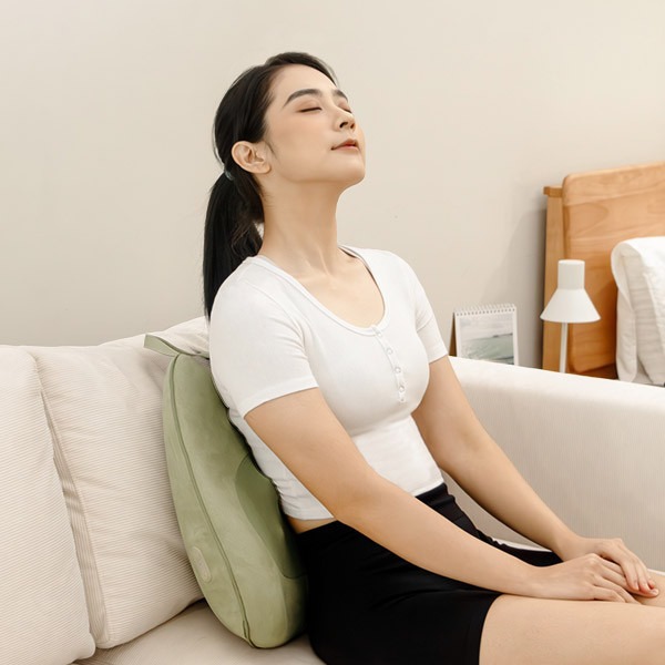 3ZeBra 酪梨枕 溫感按摩腰靠枕（三合一按摩枕）G09-4-1