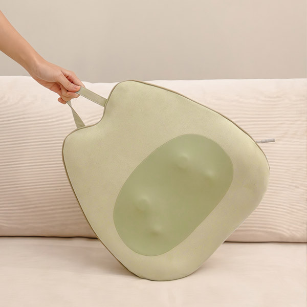 3ZeBra 酪梨枕 溫感按摩腰靠枕（三合一按摩枕）G09-4-1