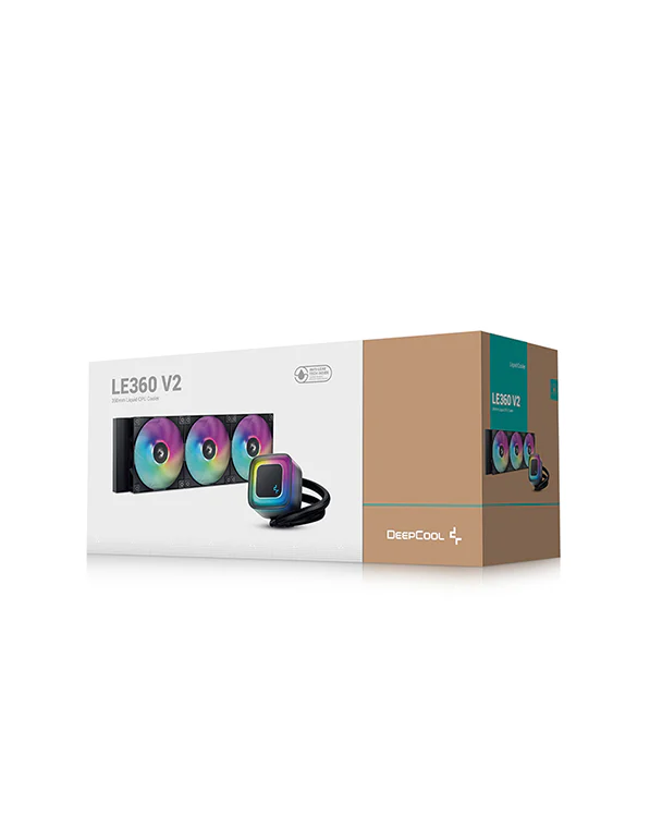 DeepCool LE360 V2 360mm ARGB 水冷散熱器 ( Black / White ) DeepCool LE360 V2 360mm ARGB 水冷散熱器 ( Black / White )