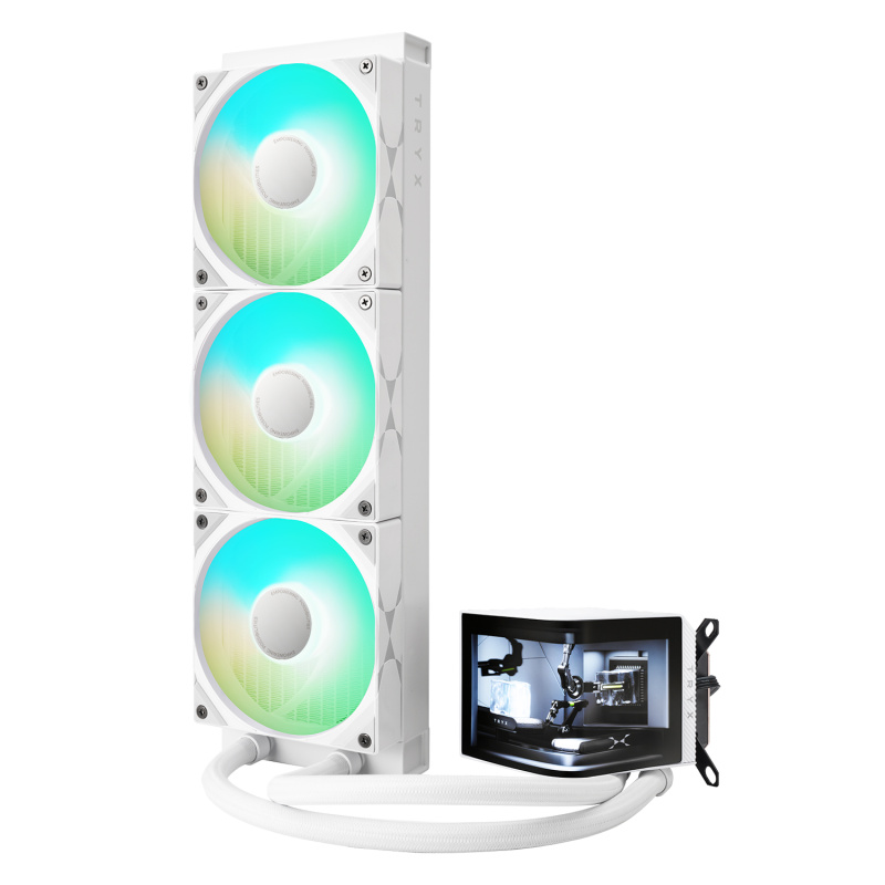 TRYX PANORAMA ARGB 360mm 水冷散熱器 ( Black / White )
