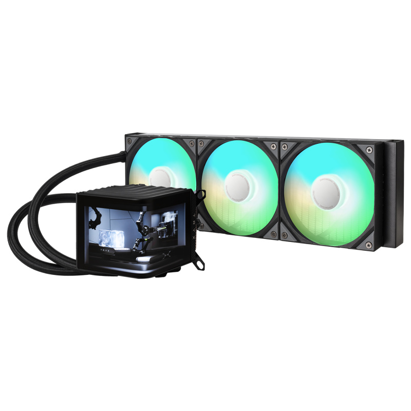 TRYX PANORAMA ARGB 360mm 水冷散熱器 ( Black / White )