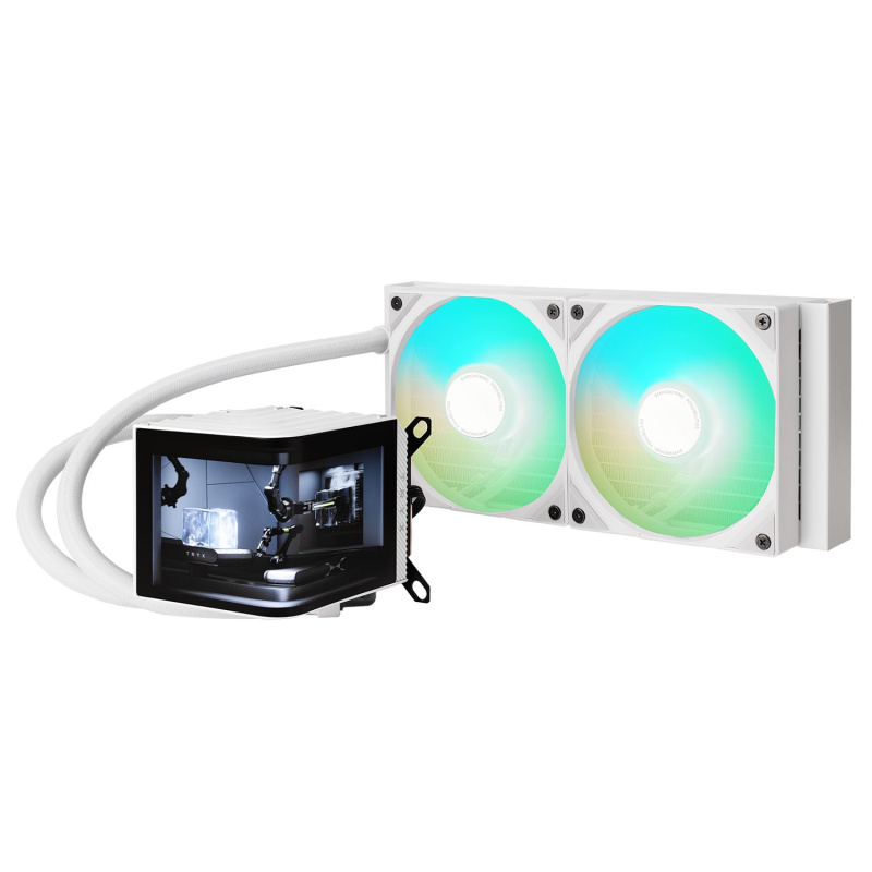 TRYX PANORAMA ARGB 240mm 水冷散熱器 ( Black / White )