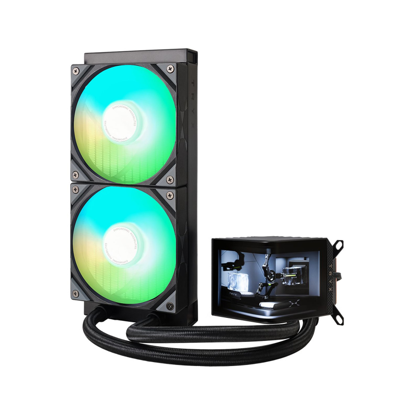 TRYX PANORAMA ARGB 240mm 水冷散熱器 ( Black / White )