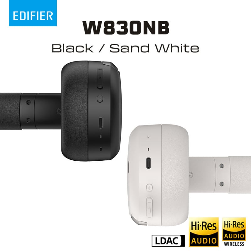 Edifier 頭戴式藍牙主動降噪耳機 [W830NB]