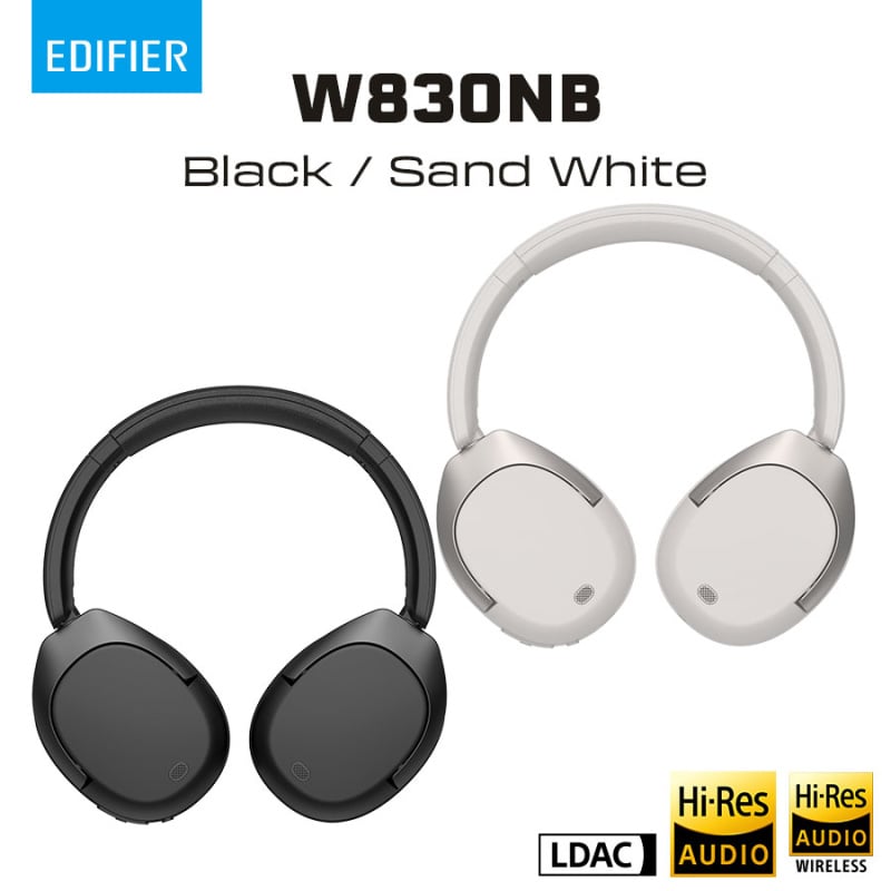 Edifier 頭戴式藍牙主動降噪耳機 [W830NB]