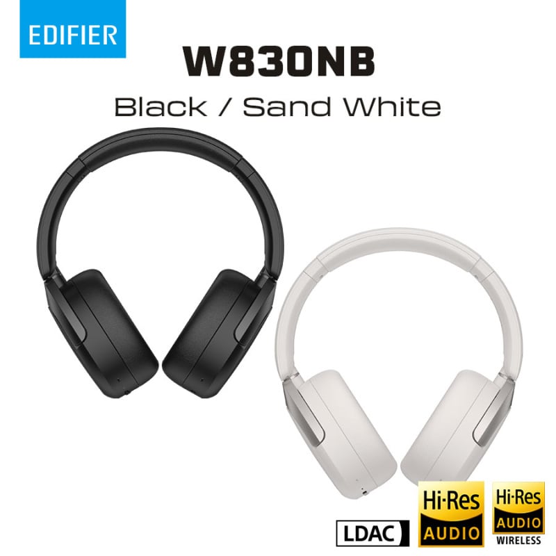 Edifier 頭戴式藍牙主動降噪耳機 [W830NB]