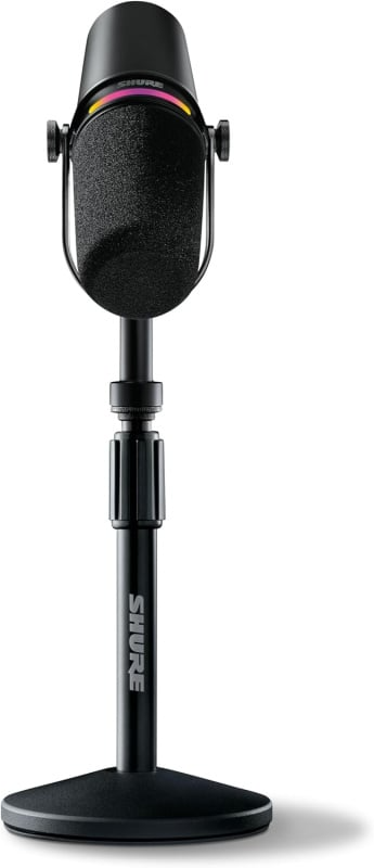 Shure Podcast Microphone 動圈式麥克風連桌面支架 MV7+-K-BNDL