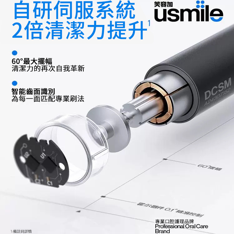 usmile 笑容加電動牙刷 P20 PROX