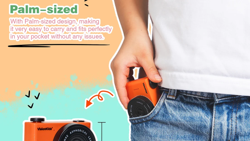 VisionKids HappiCAMU Nano 迷你兒童數碼相機