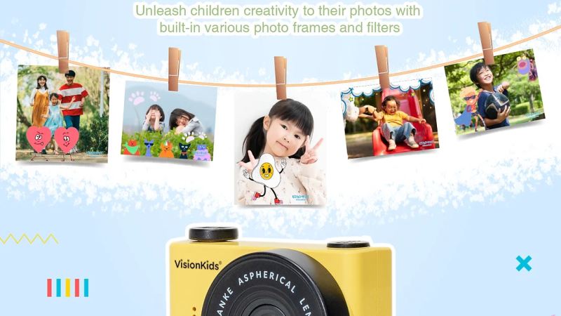 VisionKids HappiCAMU Nano 迷你兒童數碼相機
