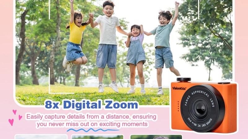 VisionKids HappiCAMU Nano 迷你兒童數碼相機