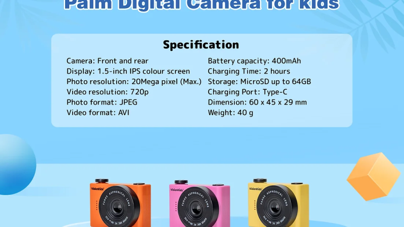 VisionKids HappiCAMU Nano 迷你兒童數碼相機