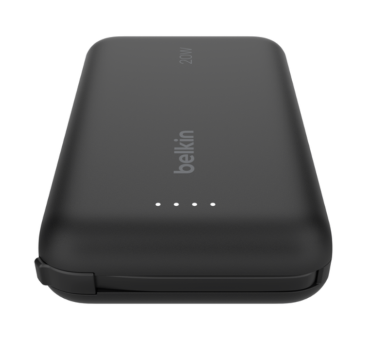 [3C CCC認証] Belkin BoostCharge Power Bank 10K with Integrated Cable - BPB021 [4色]
