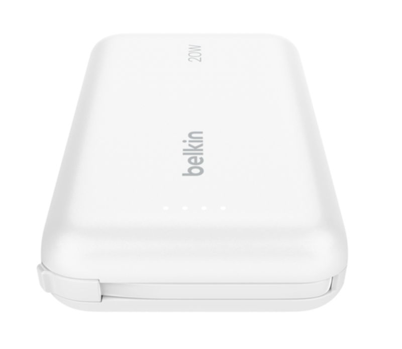[3C CCC認証] Belkin BoostCharge Power Bank 10K with Integrated Cable - BPB021 [4色]