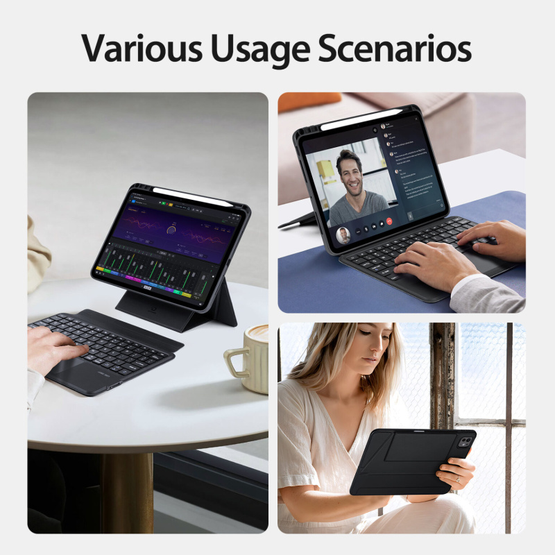 DUX DUCIS DK series 鍵盤連保護殼適用於 Apple iPad DUX DUCIS DK series 鍵盤連保護殼適用於 Apple iPad