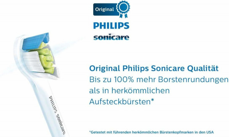 Philips Sonicare W2C 精細型  (4支裝)牙刷刷頭  HX6074