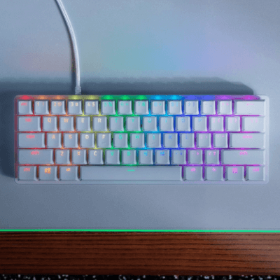 Razer Huntsman Mini 60%光軸電競鍵盤 (白色)
