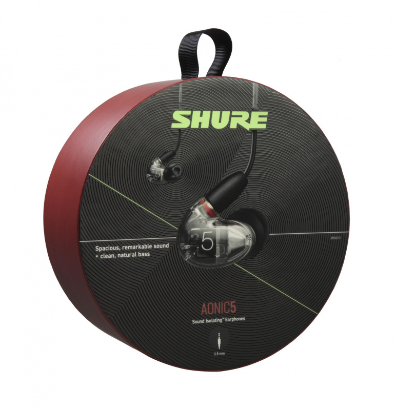SHURE AONIC 5 專業隔音耳機 - 透明