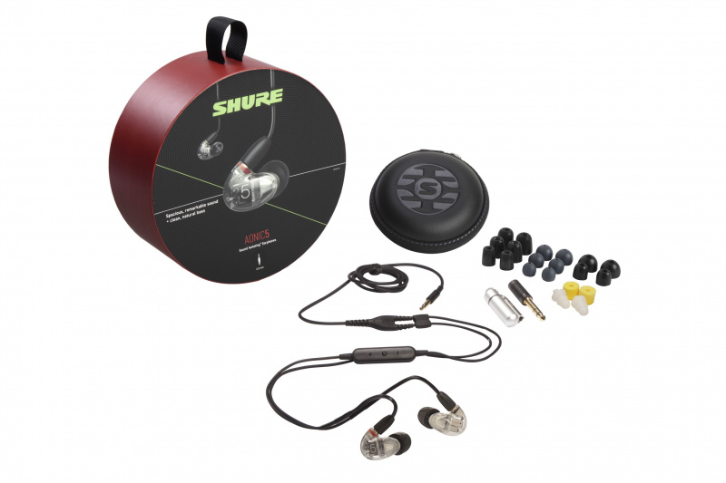 SHURE AONIC 5 專業隔音耳機 - 透明