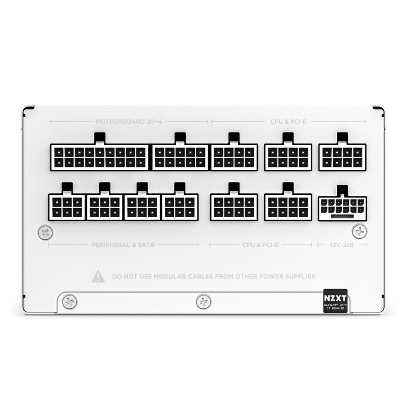 NZXT C850 Gold ATX 3.1 80 PLUS GOLD 電源供應器 (850W) ( Black / White )