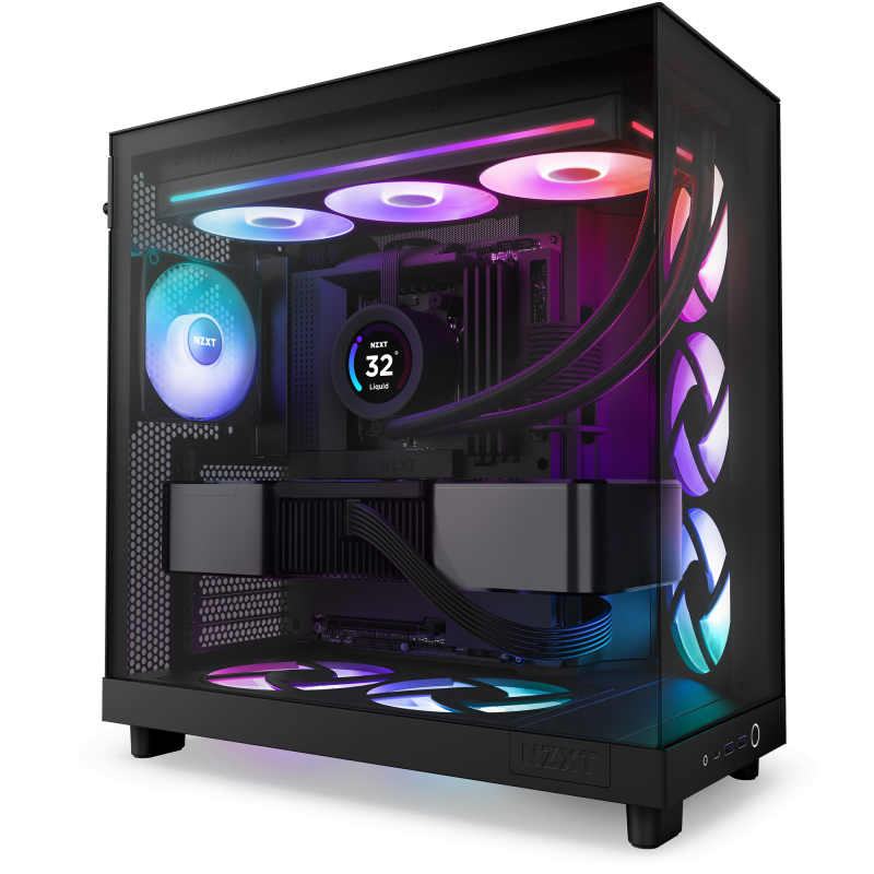 NZXT F360 RGB Core 360mm Single-Frame RGB Fan Unit ( Black / White )