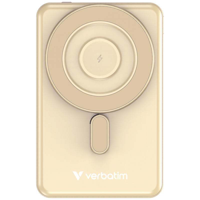 Verbatim Charge 'n' Go Power Bank Magnetic Wireless Charging 5000mAh 5-in-1 Stand 磁吸無線流動充電池 32219 / 32220 / 32232
