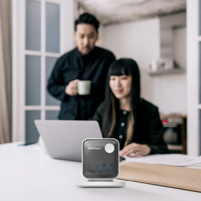 Momax 1-Charge Work-Flow 3 插座電源盒 附 USB（US20UKW）