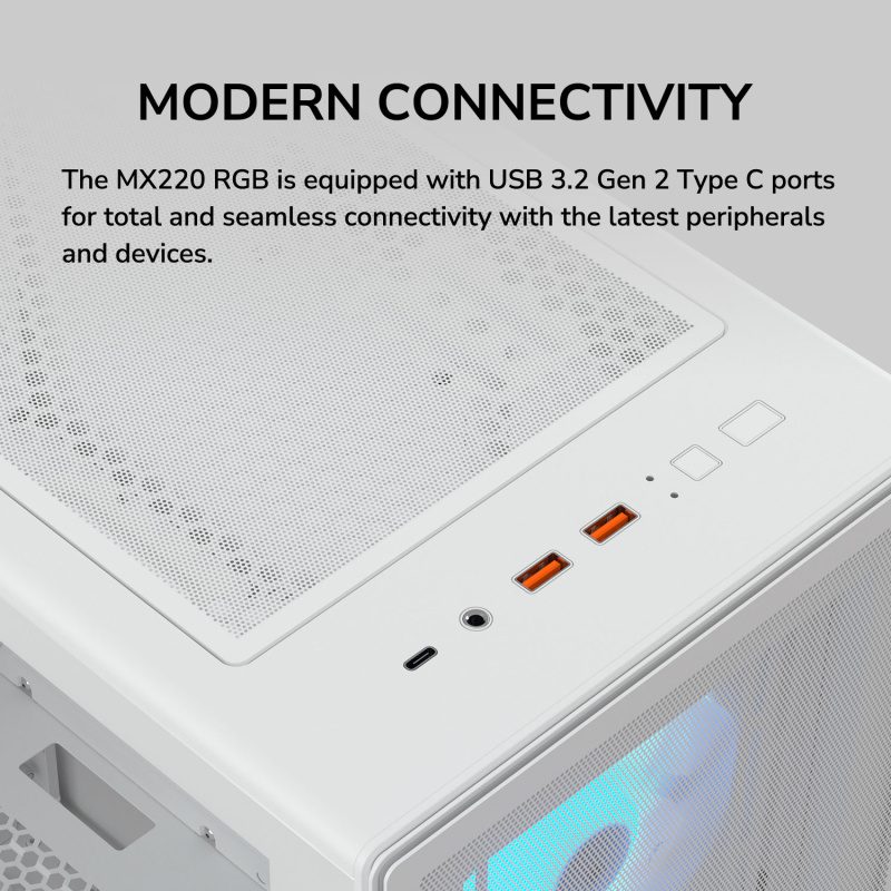 COUGAR MX220 RGB ( Black / White )