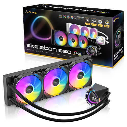 ANTEC Skeleton 360 ARGB All-in-One Liquid Cooler ( BLACK / WHITE )